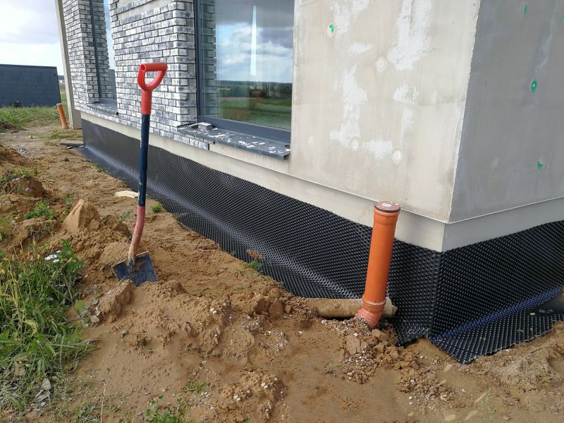 Exterior Drainage Setup